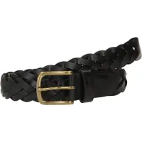 Levi's Ceinture 'Leather Braid Belt' noir