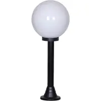 Lyora Lampe boule Bolano 71cm. Opale sur pied