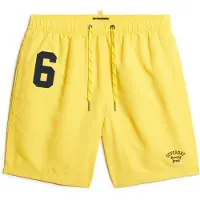 Superdry pour homme. M3010235A Maillots de bain fabriqués à partir de matériaux recyclés jaunes (XXL), Beachwear, Durable, Polyester recyclé