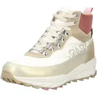 Napapijri Bottines à lacets or / rouge foncé / blanc