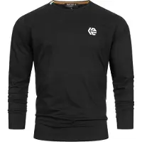 INDICODE JEANS T-Shirt ' Trense ' noir / blanc
