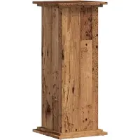 vidaXL Support pour plantes vieux bois 33x33x80 cm bois d'ingénierie