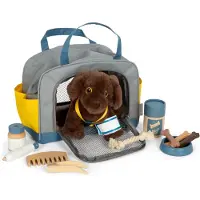 Small Foot company - Chien avec sac et kit de soins - LEGLER