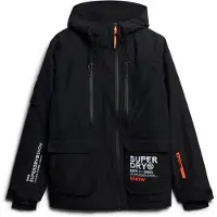 Superdry pour homme. MS110178A Veste de ski Ultimate Rescue noir (XL), Sport, Neige, Polister recyclé, Durable