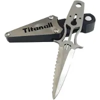 Titanall T-blade Knife Argenté
