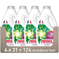 Ariel 4x31 Lavages Protection Des Fibres, Lessive Liquide