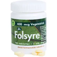 Berthelsen Naturprodukter - Folsyre 400mcg 90 stk.