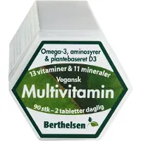 Berthelsen Naturprodukter - Vegansk Multivitamin 90 stk.