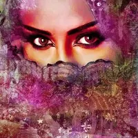 Safaary Peinture arabe Belle Lina Pink