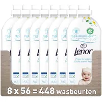 Lenor 8x56 Lavages Peaux Sensibles - Adoucissant