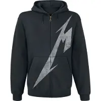 Metallica Sweat-shirt zippé à capuche de - Shrouded - M - 3XL - pour Homme - noir - Taille L