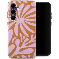 Selencia Coque arrière Vivid Samsung Galaxy S24 FE - Modern Bloom Pink