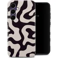 Selencia Coque arrière Vivid Samsung Galaxy S24 FE - Art Wave Black