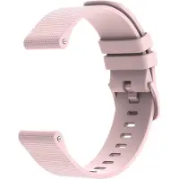 IMoshion Bracelet de sport en silicone avec boucle - Connexion universelle 22 mm - Rose