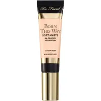 Too Faced Trop vis Born This Way Soft Matte Foundation | Contrle d'huile hydratant durable + impermable 1 fl oz ivoire