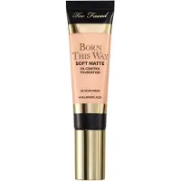 Too Faced Fond de teint mat doux Born This Way de | Hydratant, contr le du s bum, longue tenue et waterproof, 30 ml, coquillage