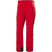 Helly Hansen - Pantalon de ski isolant, imperméable et respirant - Alpha Lifaloft Pant Red pour Homme - Taille M - Rouge
