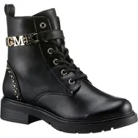 Marco Tozzi Bottines à lacets or / noir