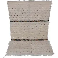 Safaary Couvre-lit marocain Handira Couverture Beige 155 x 95cm