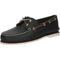 Timberland Mocassin '174036 CLASSIC BOAT SHOE barca navy blu scarpe uomo lacci light pelle' noir denim