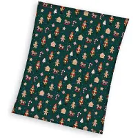 Carbotex Couverture de Noël Supersoft 150/200cm Vert, PNL235032