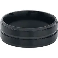 EtNox Bague de - Double Noir Basique - pour Homme - noir - Taille L