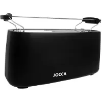 Jocca 2312, pour 4 tranches, noir, boutons, réglage rotatif, 1400 W, 220 - 240 V, 50 - 60 Hz