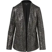Comma Blazer gris argenté