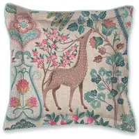 Pip studio Coussin Décoratif Pip Studio Pavoni Square Cushion Offwhite (45 x 45 cm)