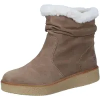 Rieker Bottines en cuir pour femmes , doublées Marron