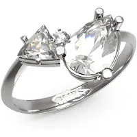 GUESS Wonderlights Ring Argenté 54 Femme