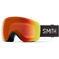 Smith - Masque de ski - Skyline Black Chromapop Everyday Red Mirror - Noir