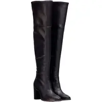 Wonders pour femme. M-5146_5098_5792 Bottes En Cuir Isabella Noir (42), 5 à 8 cm, Aucun