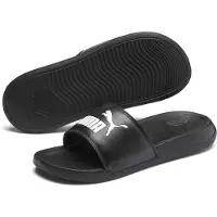 Puma Sandals 372017-01 in Black color size 35.5