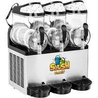 Royal Catering Machine à granitas – 3 x 12 l – LED