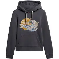 Superdry Sweat-shirt 'Tokyo' bleu cobalt / aqua / miel / gris foncé