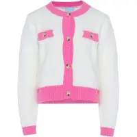 Poomi Cardigan rose / blanc