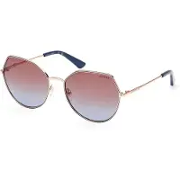 GUESS Gu7867 Woman Polarized Sunglasses Doré Femme