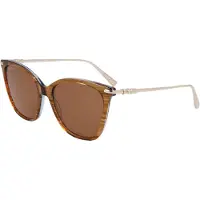 Longchamp 757s Woman Sunglasses Doré Medium Brown 2/CAT3 Femme