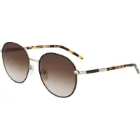 Longchamp Lo171s Woman Sunglasses Noir Medium Yellow 8/CAT3 Femme