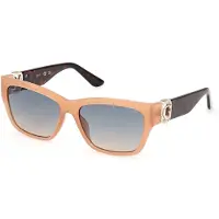 GUESS Gu00105 Woman Polarized Sunglasses Beige,Marron Femme