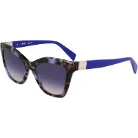 Liu Jo Lunettes de Soleil LJ804S 54/18/140 Blue tortoise Acetate WOMAN LJ804S