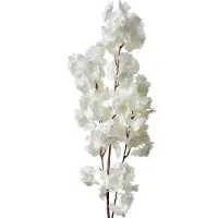 Clayre & Eef 5PL0118W Décoration Branche avec fleurs blanche 24x8x100 cm