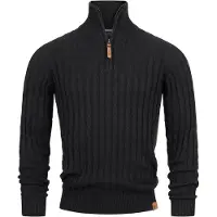 INDICODE JEANS Pull-over 'Hector' noir