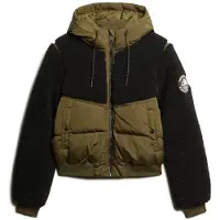 Superdry Veste d’hiver 'Everest' olive / noir