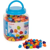Miniland Pegs Educational Toy 20 Mm 650 Units Multicolore Enfants