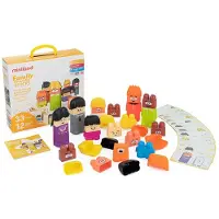 Miniland Family Diversity Blocks Construction Game Multicolore Enfants