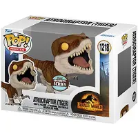 Funko POP! Jurassic World Atrociraptor Tiger Special Figure Doré Enfants