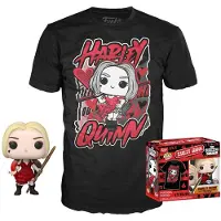 Funko POP! T-shirt Et Figurine Escuadrón Suicida Harley Quinn Dc Comics