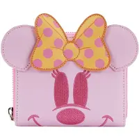 Loungefly Disney By Ghost Minnie Glow In The Dark Wallet Rose
